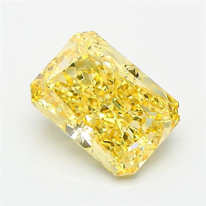 Loose Diamond - RADIANT 3.51ct Fancy Vivid Yellow SI1: Loose Diamond - RADIANT 3.51ct Fancy Vivid Yellow SI1 Source: This is a real non-mined Diamond that has been grown in a lab Shape: RADIANT Carats: 3.51 Color: Fancy Vivid Yellow Certification: IGI Vid