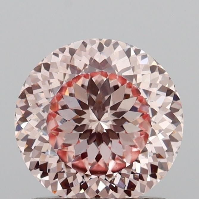 Loose Diamond - ROUND 1.06ct Fancy Pink VS2: Loose Diamond - ROUND 1.06ct Fancy Pink VS2 Source: This is a real non-mined Diamond that has been grown in a lab Shape: ROUND Carats: 1.06 Color: Fancy Pink Certification: IGI Video: