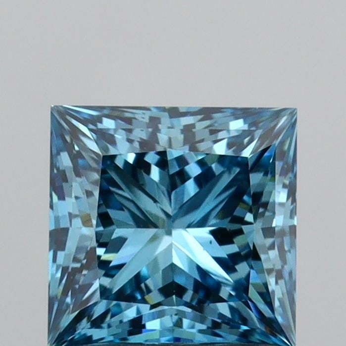 Loose Diamond - PRINCESS 1.18ct Fancy Vivid Blue VS2: Loose Diamond - PRINCESS 1.18ct Fancy Vivid Blue VS2 Source: This is a real non-mined Diamond that has been grown in a lab Shape: PRINCESS Carats: 1.18 Color: Fancy Vivid Blue Certification: IGI