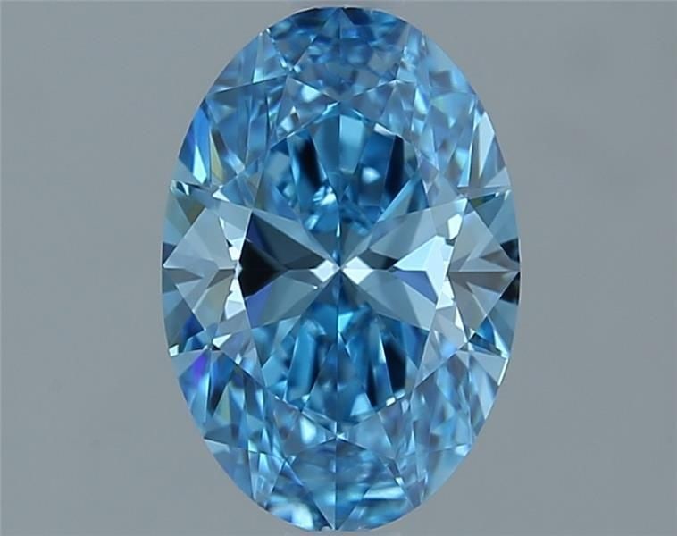 Loose Diamond - OVAL 1.06ct Fancy Vivid Blue VVS1: Loose Diamond - OVAL 1.06ct Fancy Vivid Blue VVS1 Source: This is a real non-mined Diamond that has been grown in a lab Shape: OVAL Carats: 1.06 Color: Fancy Vivid Blue Certification: IGI Video: