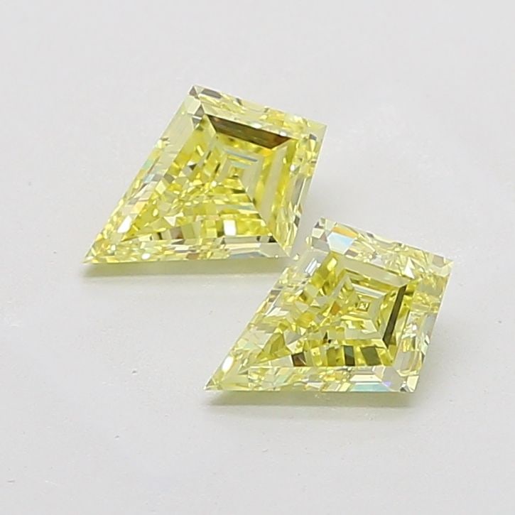 Loose Diamond - KITE 1.0ct Fancy Intense Yellow VVS2: Loose Diamond - KITE 1.0ct Fancy Intense Yellow VVS2 Source: This is a real non-mined Diamond that has been grown in a lab Shape: KITE Carats: 1.0 Color: Fancy Intense Yellow Certification: IGI Video: