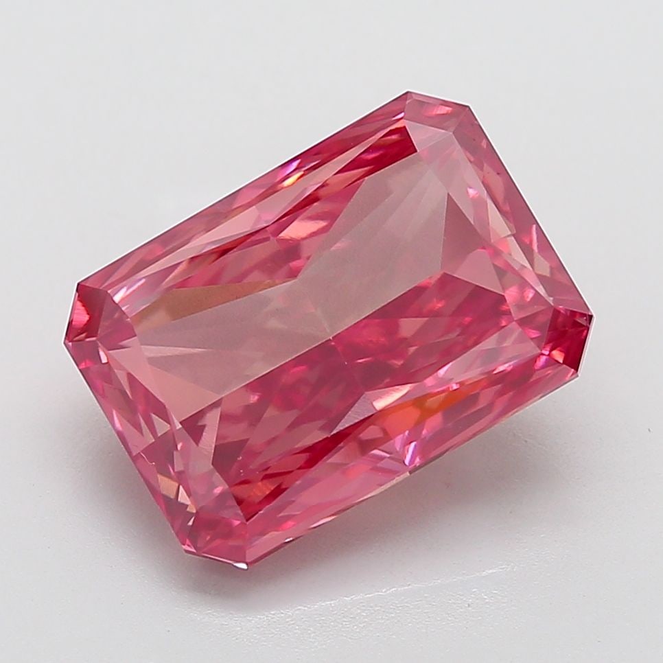 Loose Diamond - RADIANT 10.05ct Fancy Vivid Red VVS2 (1 of 1)
