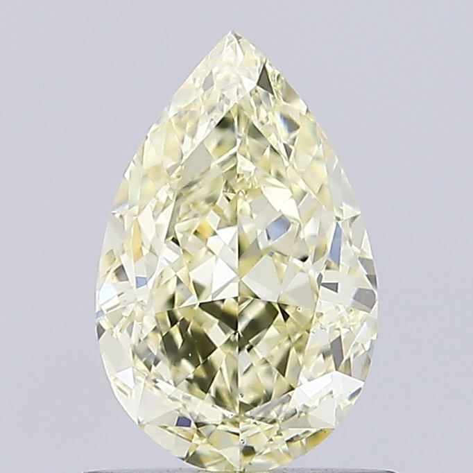 Loose Diamond - PEAR 1.07ct Fancy Light Yellow VS1: Loose Diamond - PEAR 1.07ct Fancy Light Yellow VS1 Source: This is a real non-mined Diamond that has been grown in a lab Shape: PEAR Carats: 1.07 Color: Fancy Light Yellow Certification: IGI Video: