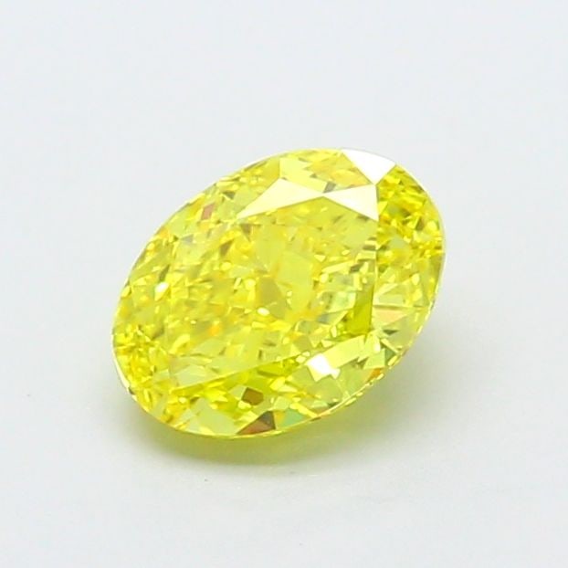Loose Diamond - OVAL 1.11ct Fancy Vivid Yellow VS1: Loose Diamond - OVAL 1.11ct Fancy Vivid Yellow VS1 Source: This is a real non-mined Diamond that has been grown in a lab Shape: OVAL Carats: 1.11 Color: Fancy Vivid Yellow Certification: IGI Video:
