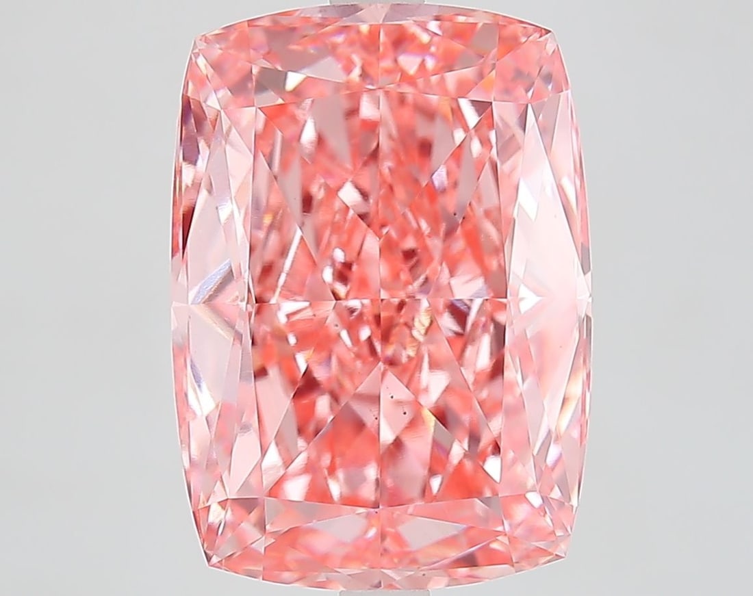 Loose Diamond - CUSHION MODIFIED 7.59ct Fancy Vivid Pink VS1: Loose Diamond - CUSHION MODIFIED 7.59ct Fancy Vivid Pink VS1 Source: This is a real non-mined Diamond that has been grown in a lab Shape: CUSHION MODIFIED Carats: 7.59 Color: Fancy Vivid Pink