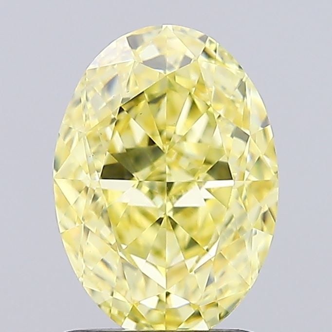 Loose Diamond - OVAL 1.96ct Fancy Intense Yellow VS1: Loose Diamond - OVAL 1.96ct Fancy Intense Yellow VS1 Source: This is a real non-mined Diamond that has been grown in a lab Shape: OVAL Carats: 1.96 Color: Fancy Intense Yellow Certification: IGI