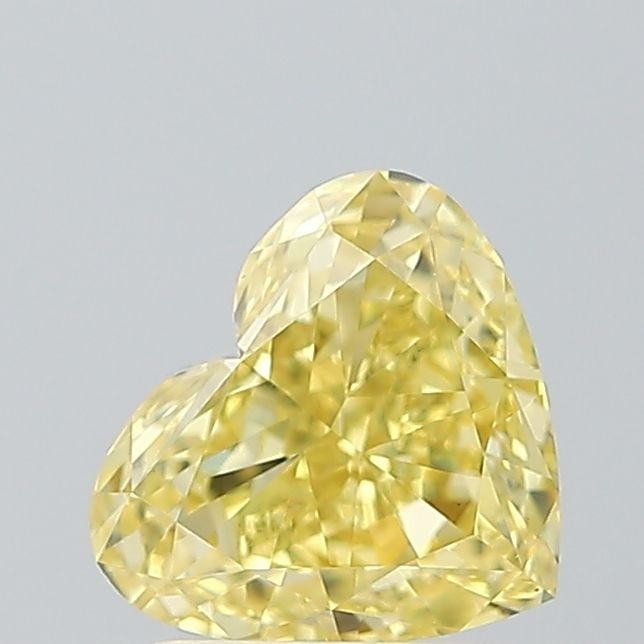 Loose Diamond - HEART 1.61ct Fancy Intense Yellow VS1: Loose Diamond - HEART 1.61ct Fancy Intense Yellow VS1 Source: This is a real non-mined Diamond that has been grown in a lab Shape: HEART Carats: 1.61 Color: Fancy Intense Yellow Certification: IGI Add