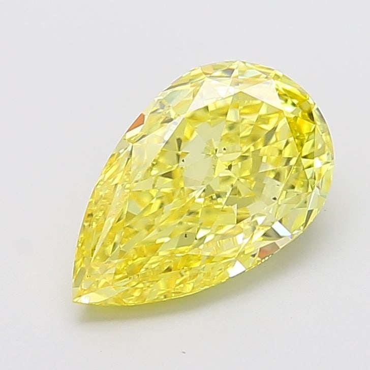 Loose Diamond - PEAR 3.57ct Fancy Intense Yellow VS2: Loose Diamond - PEAR 3.57ct Fancy Intense Yellow VS2 Source: This is a real non-mined Diamond that has been grown in a lab Shape: PEAR Carats: 3.57 Color: Fancy Intense Yellow Certification: IGI Video