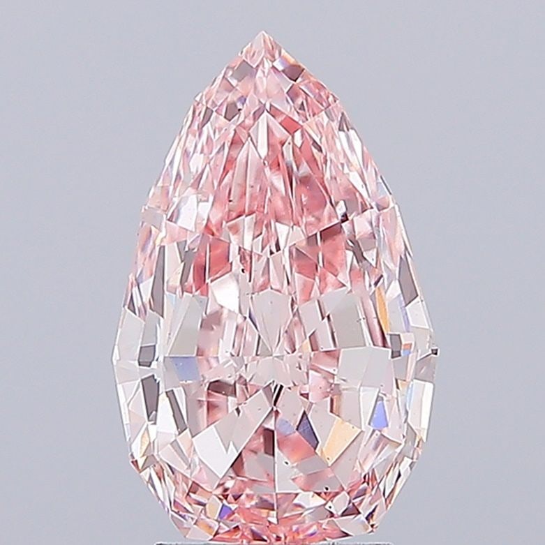 Loose Diamond - PEAR 0.33ct Fancy Vivid Pink VS1: Loose Diamond - PEAR 0.33ct Fancy Vivid Pink VS1 Source: This is a real non-mined Diamond that has been grown in a lab Shape: PEAR Carats: 0.33 Color: Fancy Vivid Pink Certification: NONE Video: