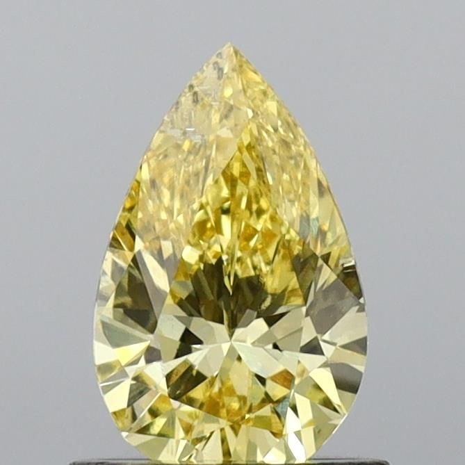 Loose Diamond - PEAR 0.76ct Fancy Intense Yellow VS2: Loose Diamond - PEAR 0.76ct Fancy Intense Yellow VS2 Source: This is a real non-mined Diamond that has been grown in a lab Shape: PEAR Carats: 0.76 Color: Fancy Intense Yellow Certification: IGI Video