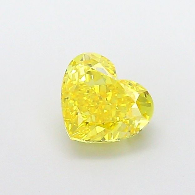 Loose Diamond - HEART 1.09ct Fancy Vivid Yellow VVS2: Loose Diamond - HEART 1.09ct Fancy Vivid Yellow VVS2 Source: This is a real non-mined Diamond that has been grown in a lab Shape: HEART Carats: 1.09 Color: Fancy Vivid Yellow Certification: NONE Video