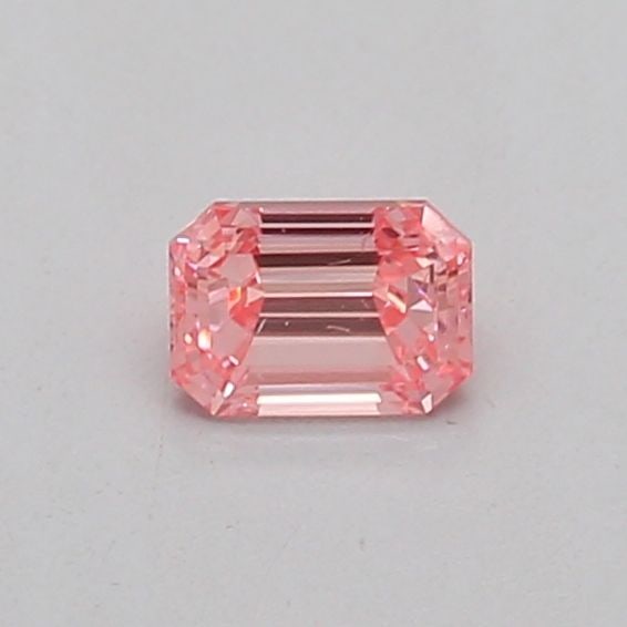 Loose Diamond - EMERALD 0.16ct Fancy Vivid Pink SI1: Loose Diamond - EMERALD 0.16ct Fancy Vivid Pink SI1 Source: This is a real non-mined Diamond that has been grown in a lab Shape: EMERALD Carats: 0.16 Color: Fancy Vivid Pink Certification: IGI Video: