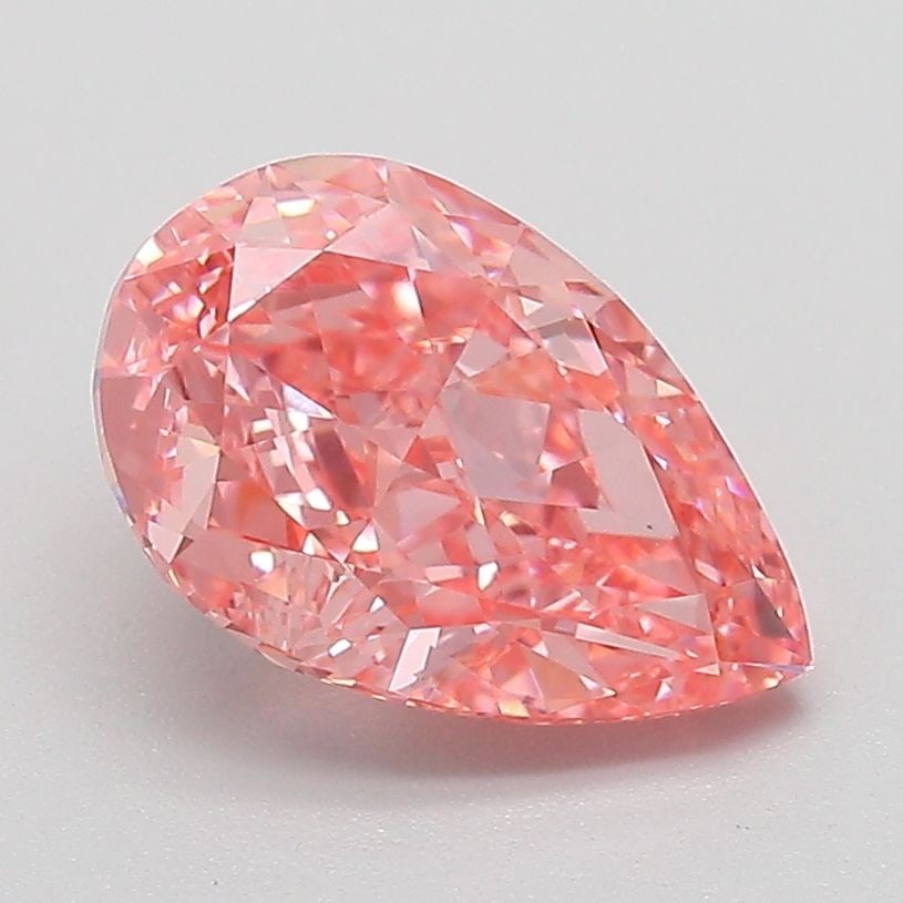 Loose Diamond - PEAR 2.07ct Fancy Vivid Pink VVS2: Loose Diamond - PEAR 2.07ct Fancy Vivid Pink VVS2 Source: This is a real non-mined Diamond that has been grown in a lab Shape: PEAR Carats: 2.07 Color: Fancy Vivid Pink Certification: IGI Additional i