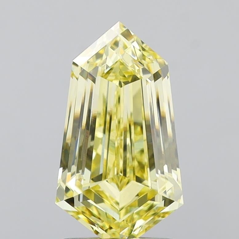 Loose Diamond - HEXAGONAL 2.03ct Fancy Light Yellow VVS2: Loose Diamond - HEXAGONAL 2.03ct Fancy Light Yellow VVS2 Source: This is a real non-mined Diamond that has been grown in a lab Shape: HEXAGONAL Carats: 2.03 Color: Fancy Light Yellow Certification: IG