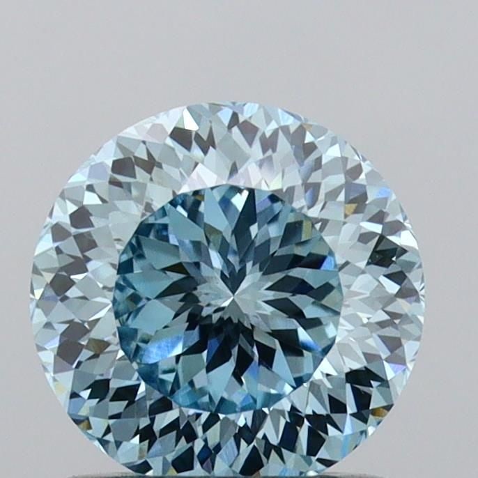 Loose Diamond - ROUND 1.05ct Fancy Intense Blue VVS2: Loose Diamond - ROUND 1.05ct Fancy Intense Blue VVS2 Source: This is a real non-mined Diamond that has been grown in a lab Shape: ROUND Carats: 1.05 Color: Fancy Intense Blue Certification: IGI Additi