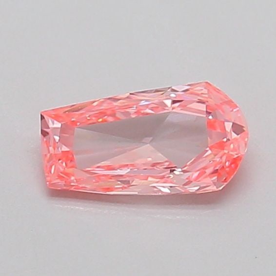 Loose Diamond - SHIELD 0.4ct Fancy Vivid Pink VS1: Loose Diamond - SHIELD 0.4ct Fancy Vivid Pink VS1 Source: This is a real non-mined Diamond that has been grown in a lab Shape: SHIELD Carats: 0.4 Color: Fancy Vivid Pink Certification: IGI Video: