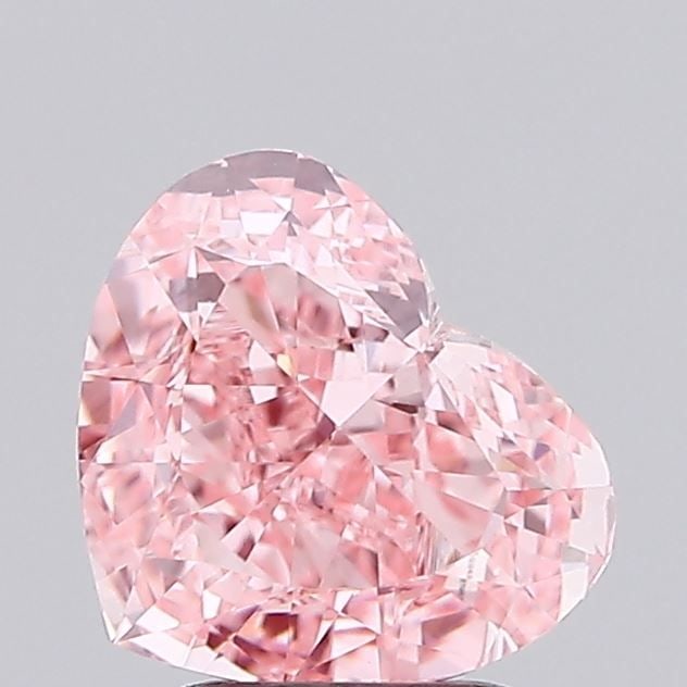 Loose Diamond - HEART 1.57ct Fancy Vivid Pink VVS1: Loose Diamond - HEART 1.57ct Fancy Vivid Pink VVS1 Source: This is a real non-mined Diamond that has been grown in a lab Shape: HEART Carats: 1.57 Color: Fancy Vivid Pink Certification: IGI Video: