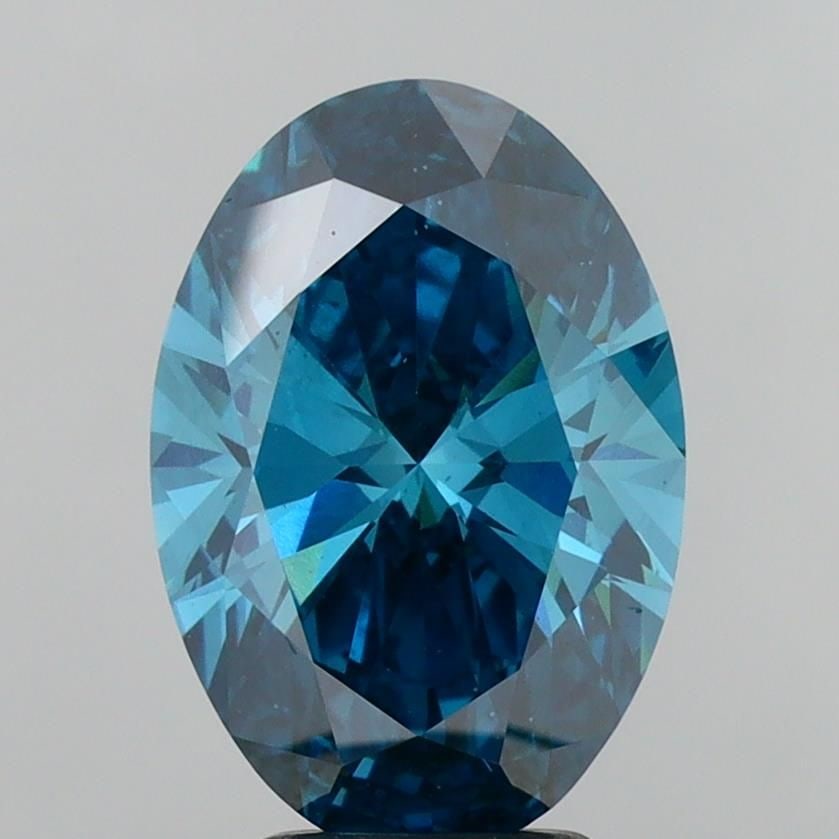 Loose Diamond - OVAL 3.99ct Fancy Vivid Blue VS1: Loose Diamond - OVAL 3.99ct Fancy Vivid Blue VS1 Source: This is a real non-mined Diamond that has been grown in a lab Shape: OVAL Carats: 3.99 Color: Fancy Vivid Blue Certification: IGI Video: