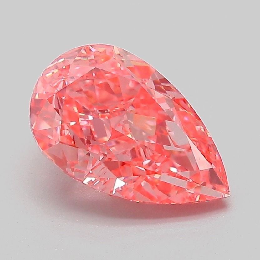 Loose Diamond - PEAR 2.04ct Fancy Vivid Pink VVS2: Loose Diamond - PEAR 2.04ct Fancy Vivid Pink VVS2 Source: This is a real non-mined Diamond that has been grown in a lab Shape: PEAR Carats: 2.04 Color: Fancy Vivid Pink Certification: IGI Video: