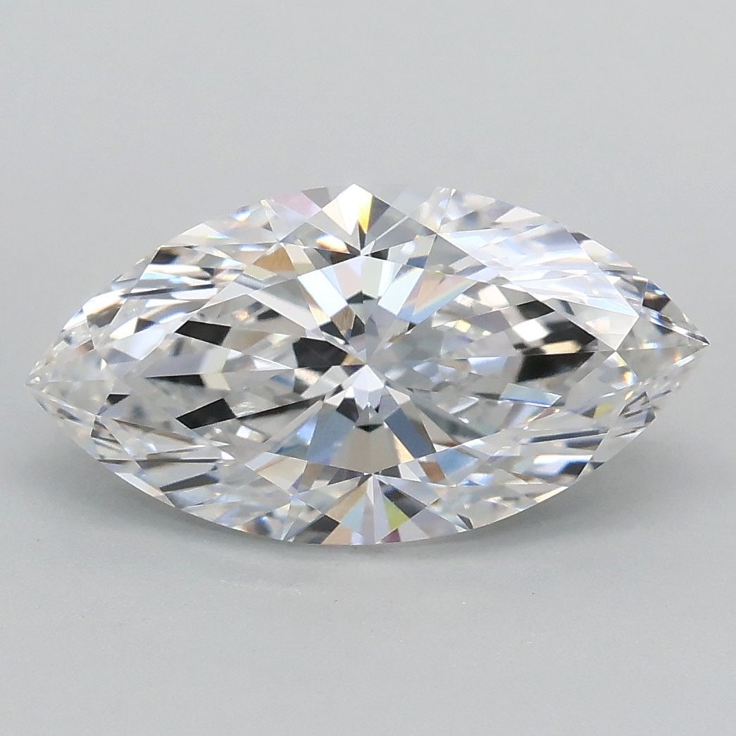 Loose Diamond - MARQUISE 2.09ct E VVS2: Loose Diamond - MARQUISE 2.09ct E VVS2 Source: This is a real non-mined Diamond that has been grown in a lab Shape: MARQUISE Carats: 2.09 Color: E Clarity: VVS2 Certification: IGI Additional images