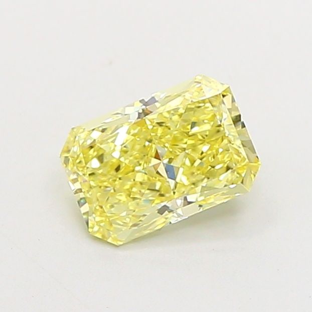 Loose Diamond - RADIANT 0.95ct Fancy Intense Yellow VS1: Loose Diamond - RADIANT 0.95ct Fancy Intense Yellow VS1 Source: This is a real non-mined Diamond that has been grown in a lab Shape: RADIANT Carats: 0.95 Color: Fancy Intense Yellow Certification: IGI
