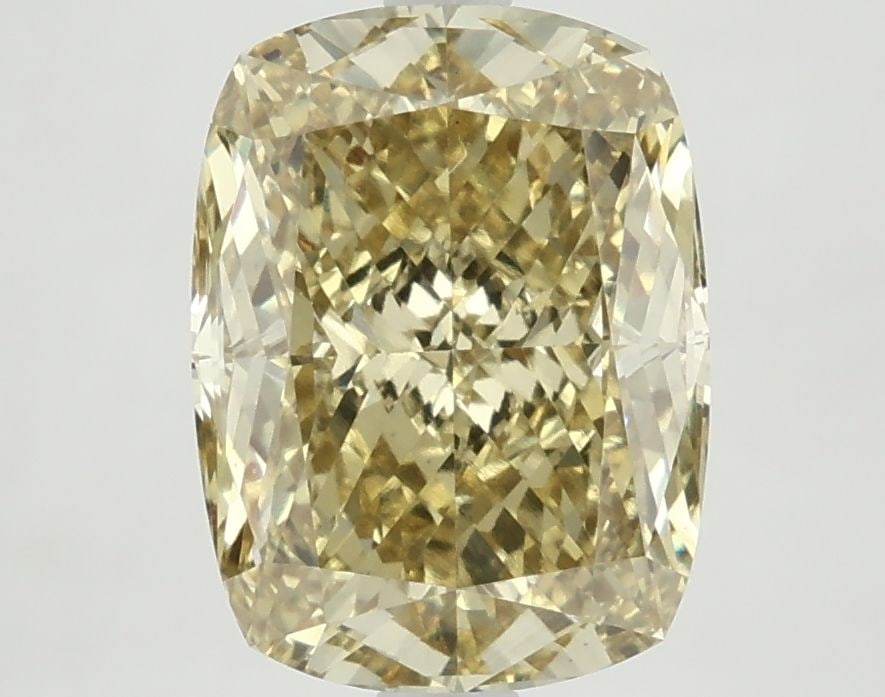 Loose Diamond - CUSHION BRILLIANT 4.82ct Fancy Vivid Yellow VS1: Loose Diamond - CUSHION BRILLIANT 4.82ct Fancy Vivid Yellow VS1 Source: This is a real non-mined Diamond that has been grown in a lab Shape: CUSHION BRILLIANT Carats: 4.82 Color: Fancy Vivid Yellow