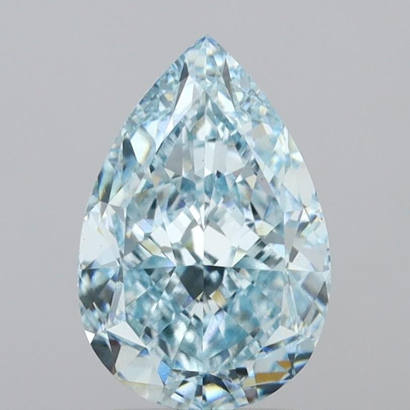 Loose Diamond - PEAR 3.51ct Fancy Vivid Blue VVS2: Loose Diamond - PEAR 3.51ct Fancy Vivid Blue VVS2 Source: This is a real non-mined Diamond that has been grown in a lab Shape: PEAR Carats: 3.51 Color: Fancy Vivid Blue Certification: IGI Video: