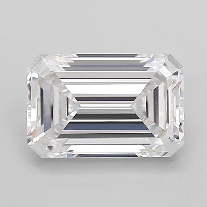 Loose Diamond - EMERALD 1.57ct D VS1: Loose Diamond - EMERALD 1.57ct D VS1 Source: This is a real non-mined Diamond that has been grown in a lab Shape: EMERALD Carats: 1.57 Color: D Clarity: VS1 Certification: IGI Video: