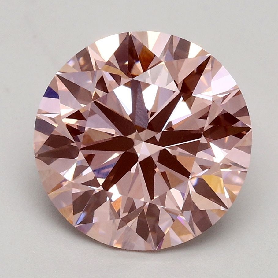 Ideal Loose Diamond - ROUND 2.43ct Fancy Intense Pink VVS2: Ideal Loose Diamond - ROUND 2.43ct Fancy Intense Pink VVS2 Source: This is a real non-mined Diamond that has been grown in a lab Shape: ROUND Carats: 2.43 Color: Fancy Intense Pink Certification: IGI 