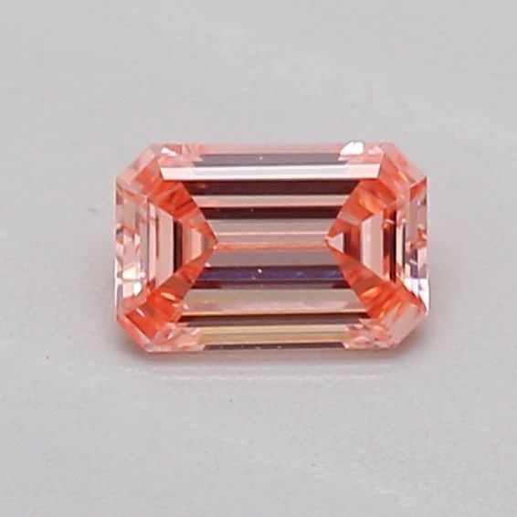 Loose Diamond - EMERALD 0.2ct Fancy Intense Pink VS2: Loose Diamond - EMERALD 0.2ct Fancy Intense Pink VS2 Source: This is a real non-mined Diamond that has been grown in a lab Shape: EMERALD Carats: 0.2 Color: Fancy Intense Pink Certification: IGI Addit