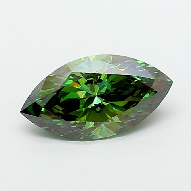 Loose Diamond - MARQUISE 3.03ct Fancy Vivid Green VVS2: Loose Diamond - MARQUISE 3.03ct Fancy Vivid Green VVS2 Source: This is a real non-mined Diamond that has been grown in a lab Shape: MARQUISE Carats: 3.03 Color: Fancy Vivid Green Certification: IGI Ad