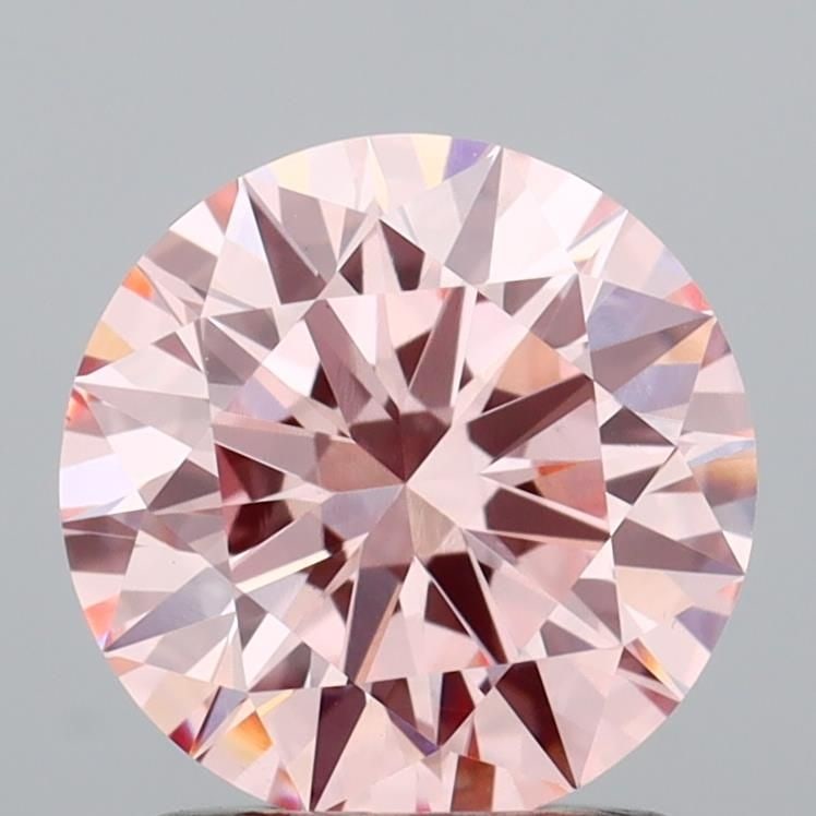 Ideal Loose Diamond - ROUND 1.51ct Fancy Intense Pink VVS2: Ideal Loose Diamond - ROUND 1.51ct Fancy Intense Pink VVS2 Source: This is a real non-mined Diamond that has been grown in a lab Shape: ROUND Carats: 1.51 Color: Fancy Intense Pink Certification: IGI 