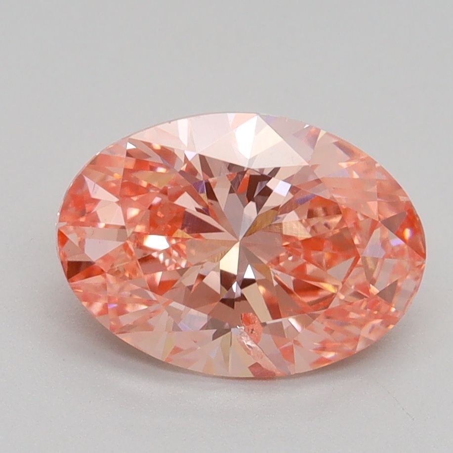 Loose Diamond - OVAL 2.12ct Fancy Vivid Pink SI1: Loose Diamond - OVAL 2.12ct Fancy Vivid Pink SI1 Source: This is a real non-mined Diamond that has been grown in a lab Shape: OVAL Carats: 2.12 Color: Fancy Vivid Pink Certification: IGI Video: