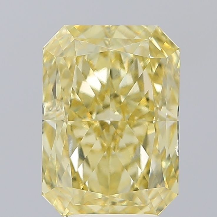 Loose Diamond - RADIANT 5.04ct Fancy Intense Yellow VS2: Loose Diamond - RADIANT 5.04ct Fancy Intense Yellow VS2 Source: This is a real non-mined Diamond that has been grown in a lab Shape: RADIANT Carats: 5.04 Color: Fancy Intense Yellow Certification: IGI