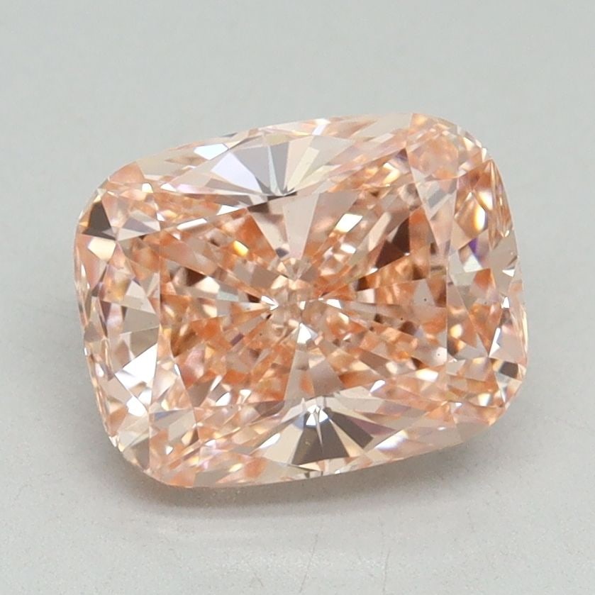 Loose Diamond - CUSHION BRILLIANT 2.1ct Fancy Vivid Pink VS1: Loose Diamond - CUSHION BRILLIANT 2.1ct Fancy Vivid Pink VS1 Source: This is a real non-mined Diamond that has been grown in a lab Shape: CUSHION BRILLIANT Carats: 2.1 Color: Fancy Vivid Pink Certific