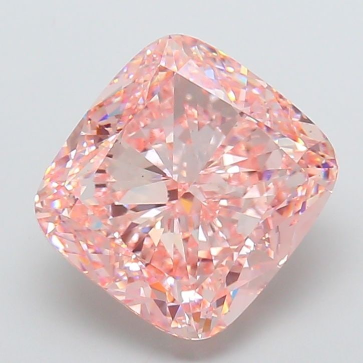 Loose Diamond - CUSHION MODIFIED 17.08ct Fancy Vivid Pink VS1: Loose Diamond - CUSHION MODIFIED 17.08ct Fancy Vivid Pink VS1 Source: This is a real non-mined Diamond that has been grown in a lab Shape: CUSHION MODIFIED Carats: 17.08 Color: Fancy Vivid Pink Certif