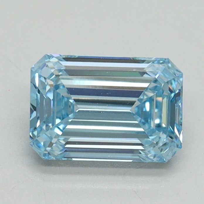Loose Diamond - EMERALD 1.02ct Fancy Intense Blue VS1: Loose Diamond - EMERALD 1.02ct Fancy Intense Blue VS1 Source: This is a real non-mined Diamond that has been grown in a lab Shape: EMERALD Carats: 1.02 Color: Fancy Intense Blue Certification: IGI