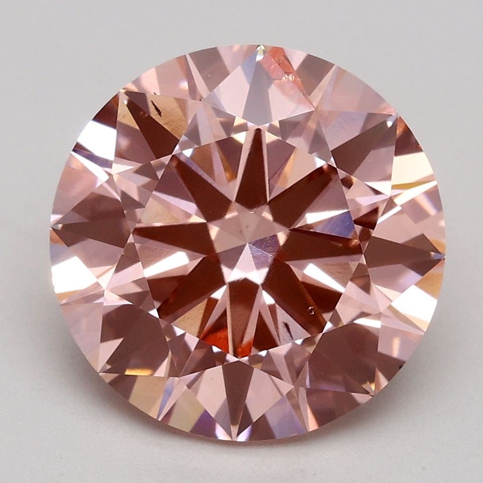 Loose Diamond - ROUND 3.04ct Fancy Intense Pink SI1: Loose Diamond - ROUND 3.04ct Fancy Intense Pink SI1 Source: This is a real non-mined Diamond that has been grown in a lab Shape: ROUND Carats: 3.04 Color: Fancy Intense Pink Certification: IGI Video:
