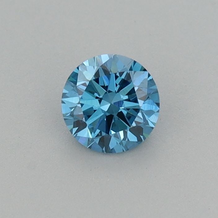 Loose Diamond - ROUND 0.31ct Fancy Vivid Blue VS2: Loose Diamond - ROUND 0.31ct Fancy Vivid Blue VS2 Source: This is a real non-mined Diamond that has been grown in a lab Shape: ROUND Carats: 0.31 Color: Fancy Vivid Blue Certification: IGI Video: