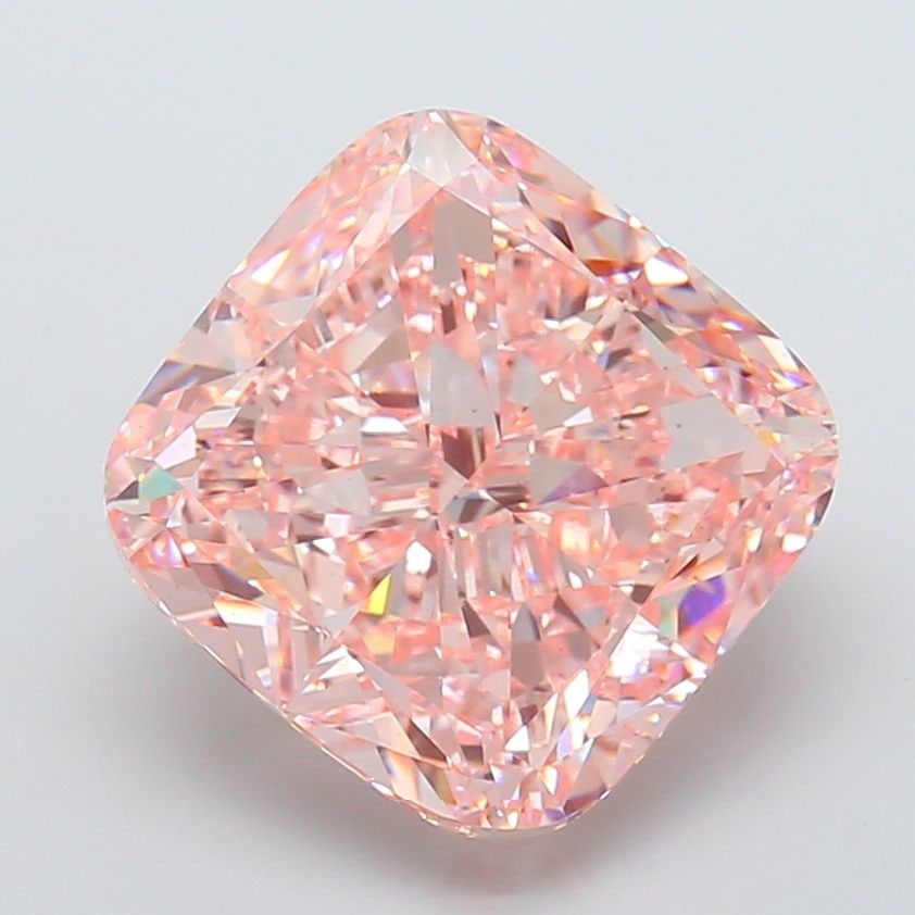 Loose Diamond - CUSHION MODIFIED 20.04ct Fancy Intense Pink VS2: Loose Diamond - CUSHION MODIFIED 20.04ct Fancy Intense Pink VS2 Source: This is a real non-mined Diamond that has been grown in a lab Shape: CUSHION MODIFIED Carats: 20.04 Color: Fancy Intense Pink Ce