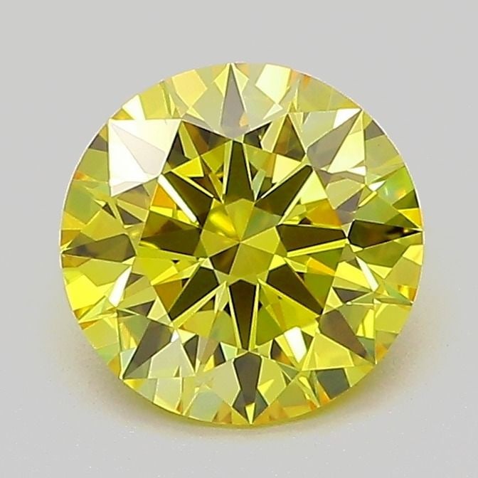 Ideal Loose Diamond - ROUND 1.37ct Fancy Vivid Yellow VS1: Ideal Loose Diamond - ROUND 1.37ct Fancy Vivid Yellow VS1 Source: This is a real non-mined Diamond that has been grown in a lab Shape: ROUND Carats: 1.37 Color: Fancy Vivid Yellow Certification: IGI V