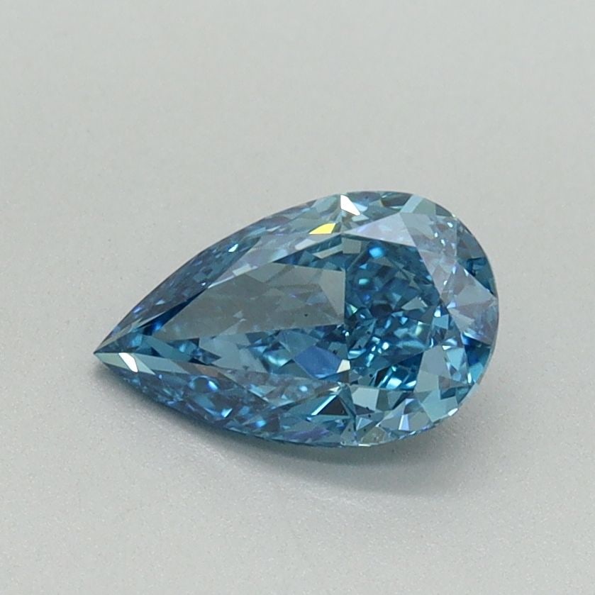 Loose Diamond - PEAR 0.75ct Fancy Vivid Blue VS2: Loose Diamond - PEAR 0.75ct Fancy Vivid Blue VS2 Source: This is a real non-mined Diamond that has been grown in a lab Shape: PEAR Carats: 0.75 Color: Fancy Vivid Blue Certification: IGI Video: