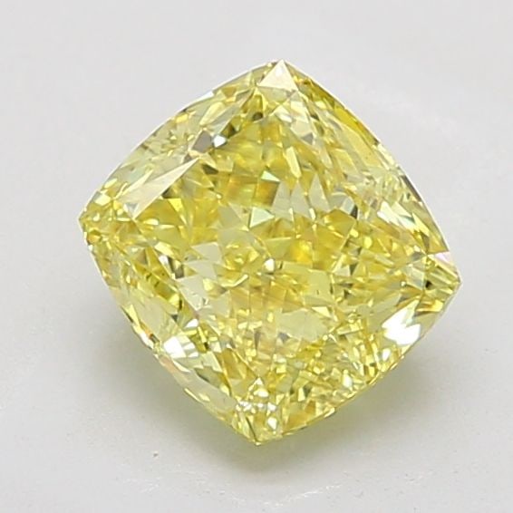 Loose Diamond - CUSHION MODIFIED 3.0ct Fancy Intense Yellow VS2: Loose Diamond - CUSHION MODIFIED 3.0ct Fancy Intense Yellow VS2 Source: This is a real non-mined Diamond that has been grown in a lab Shape: CUSHION MODIFIED Carats: 3.0 Color: Fancy Intense Yellow Ce