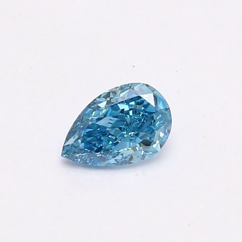 Loose Diamond - PEAR 0.52ct Fancy Vivid Blue VVS2: Loose Diamond - PEAR 0.52ct Fancy Vivid Blue VVS2 Source: This is a real non-mined Diamond that has been grown in a lab Shape: PEAR Carats: 0.52 Color: Fancy Vivid Blue Certification: NONE Video: