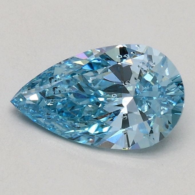 Loose Diamond - PEAR 0.52ct Fancy Vivid Blue SI2: Loose Diamond - PEAR 0.52ct Fancy Vivid Blue SI2 Source: This is a real non-mined Diamond that has been grown in a lab Shape: PEAR Carats: 0.52 Color: Fancy Vivid Blue Certification: IGI Video: