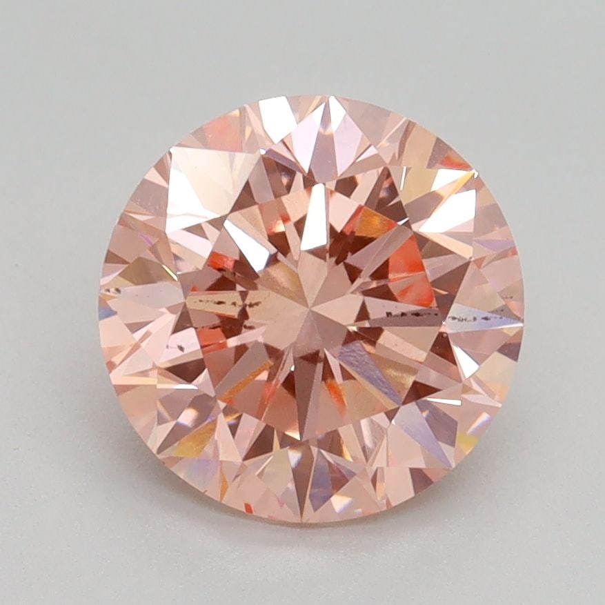 Loose Diamond - ROUND 2.3ct Fancy Intense Pink SI1: Loose Diamond - ROUND 2.3ct Fancy Intense Pink SI1 Source: This is a real non-mined Diamond that has been grown in a lab Shape: ROUND Carats: 2.3 Color: Fancy Intense Pink Certification: IGI Video: