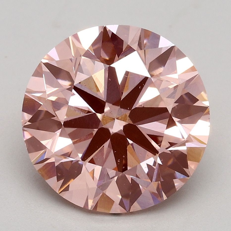 Loose Diamond - ROUND 3.0ct Fancy Intense Pink VS2: Loose Diamond - ROUND 3.0ct Fancy Intense Pink VS2 Source: This is a real non-mined Diamond that has been grown in a lab Shape: ROUND Carats: 3.0 Color: Fancy Intense Pink Certification: IGI Video:
