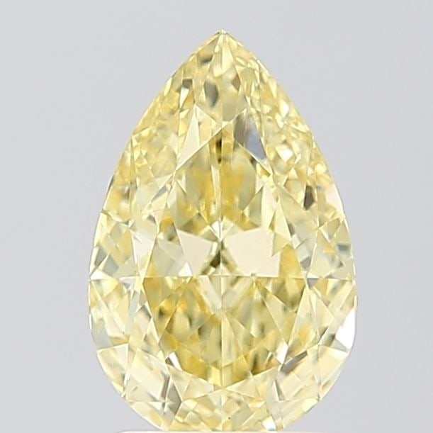 Loose Diamond - PEAR 2.02ct Fancy Intense Yellow VVS2: Loose Diamond - PEAR 2.02ct Fancy Intense Yellow VVS2 Source: This is a real non-mined Diamond that has been grown in a lab Shape: PEAR Carats: 2.02 Color: Fancy Intense Yellow Certification: IGI Vide