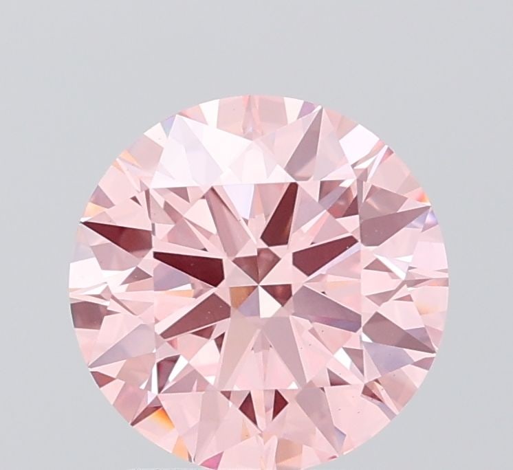Ideal Loose Diamond - ROUND 2.56ct Fancy Intense Pink VS1: Ideal Loose Diamond - ROUND 2.56ct Fancy Intense Pink VS1 Source: This is a real non-mined Diamond that has been grown in a lab Shape: ROUND Carats: 2.56 Color: Fancy Intense Pink Certification: IGI A