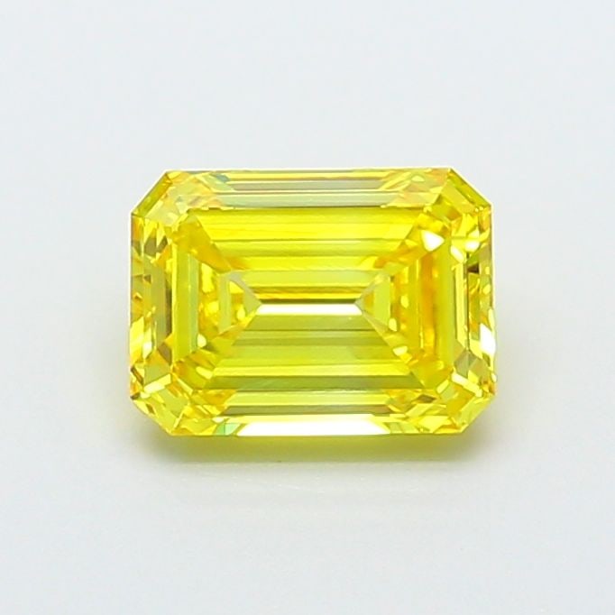 Loose Diamond - EMERALD 1.91ct Fancy Vivid Yellow VS1: Loose Diamond - EMERALD 1.91ct Fancy Vivid Yellow VS1 Source: This is a real non-mined Diamond that has been grown in a lab Shape: EMERALD Carats: 1.91 Color: Fancy Vivid Yellow Certification: IGI Vid